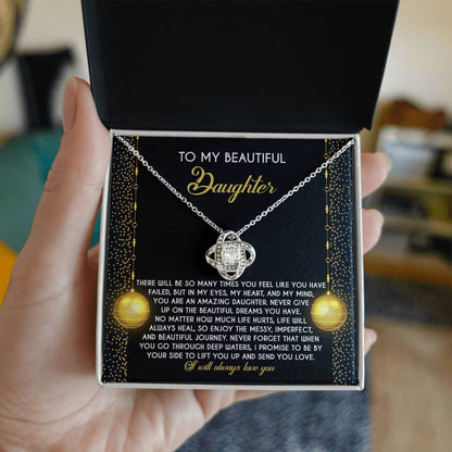 Daughter - Deep Waters - Love Knot Necklace