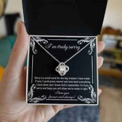 Sorry - Make It Right 2 - Love Knot Necklace