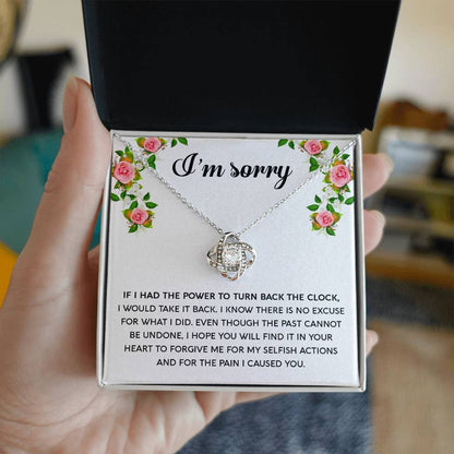 Sorry - Make It Right - Love Knot Necklace