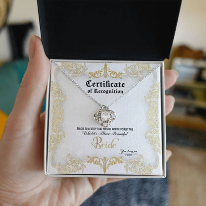 Bride - Certificate Of Achievement