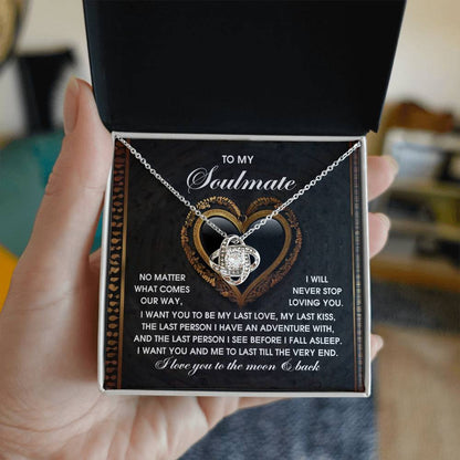 Soulmate - The Very End - Love Knot Necklace