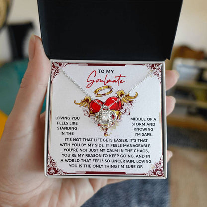 Soulmate - Keep Going - Love Knot Necklace