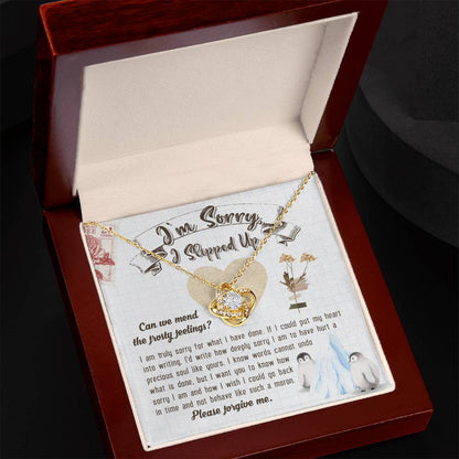 Sorry - Precious Soul - Love Knot Necklace
