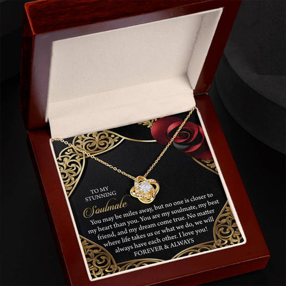 Soulmate - Have Each Other - Love Knot Necklace