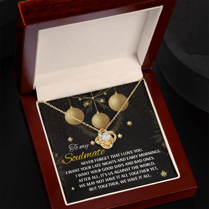 Soulmate - Have It All - Love Knot Necklace