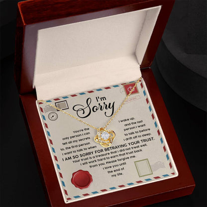 Sorry - The Only - Love Knot Necklace