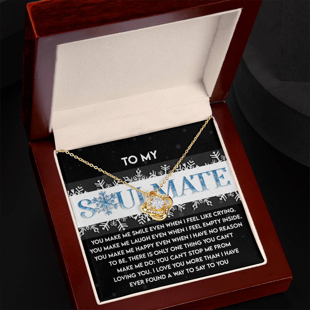 Soulmate - Loving You - Love Knot Necklace