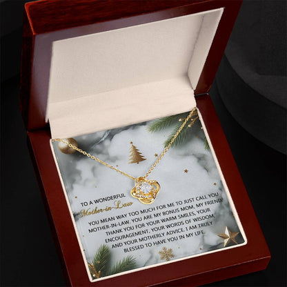 Mother-in-Law - Motherly Advice - Love Knot Necklace