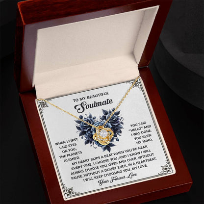 Soulmate - Skips A Beat - Love Knot Necklace