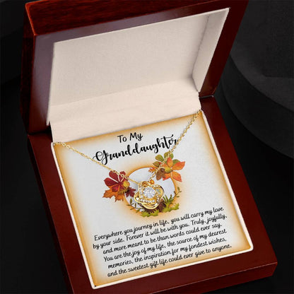 Granddaughter - By Your Side - Love Knot Necklace