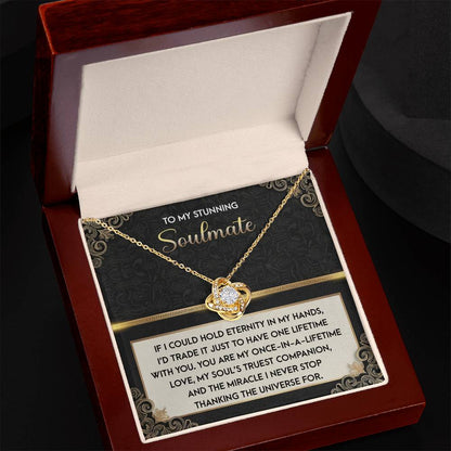 Soulmate - Truest Companion - Love Knot Necklace