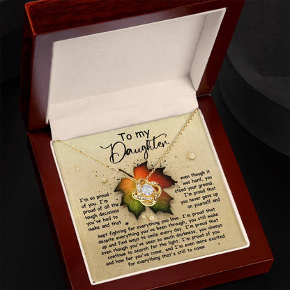 Daughter - Stood Your Ground - Love Knot Necklace