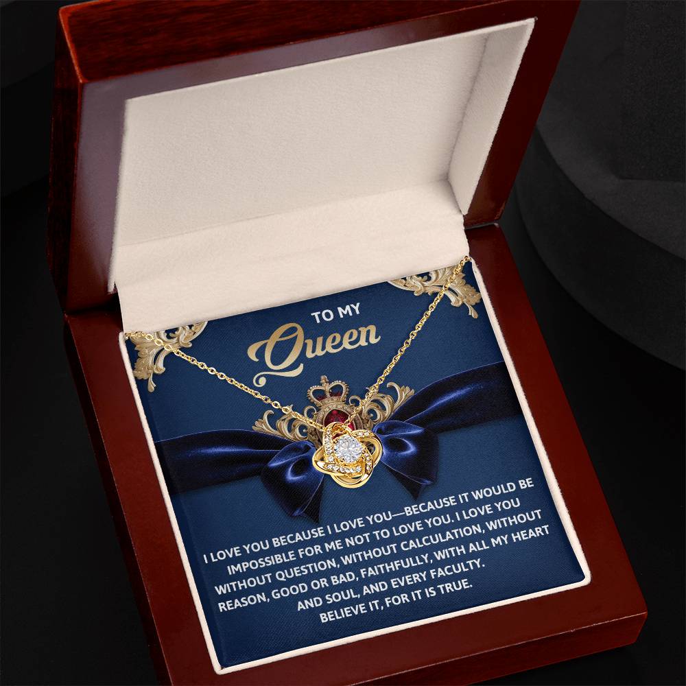 Queen - Every Faculty - Love Knot Necklace