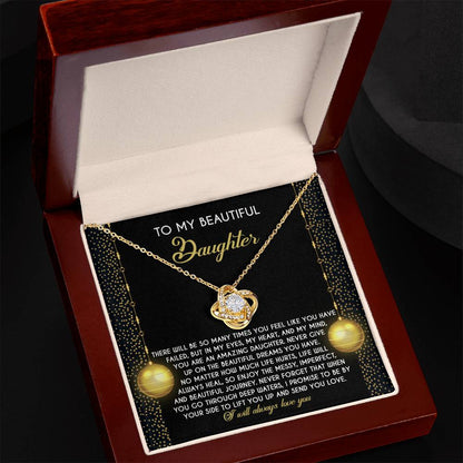 Daughter - Deep Waters - Love Knot Necklace