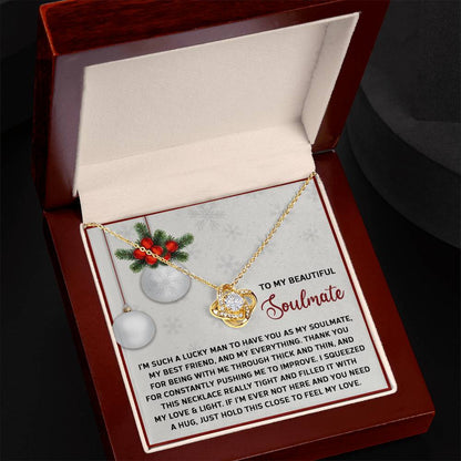 Soulmate - Feel My Love - Love Knot Necklace
