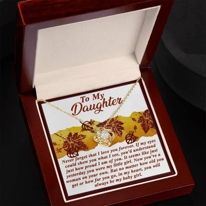 Daughter - On Your Own - Love Knot Necklace