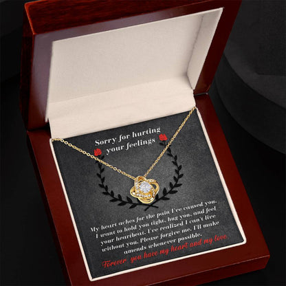 Sorry - Make Amends - Love Knot Necklace