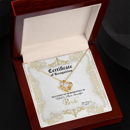 Bride - Certificate Of Achievement