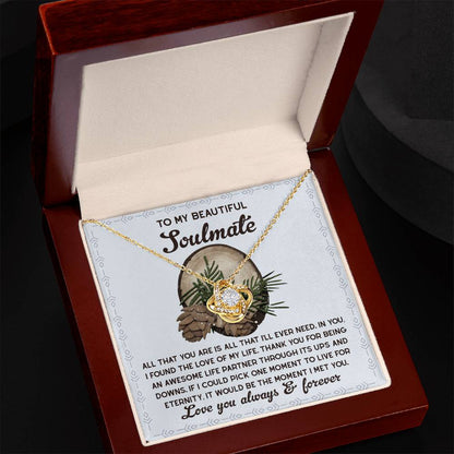Soulmate - One Moment - Love Knot Necklace
