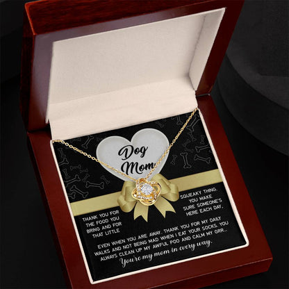 Dog Mom - In Every Way Love Knot Necklace