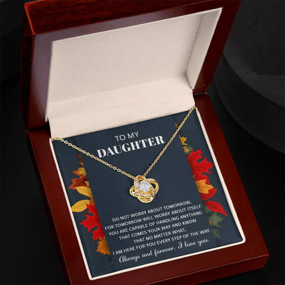 Daughter - Comes Your Way - Love Knot Necklace