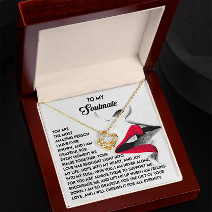 Soulmate - Lift Me Up - Love Knot Necklace