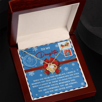 Daughter - Remember This - Love Knot Necklace