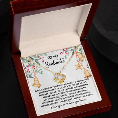 Soulmate - Be With You - Love Knot Necklace