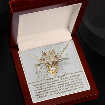 Daughter - You Can Go - Love Knot Necklace