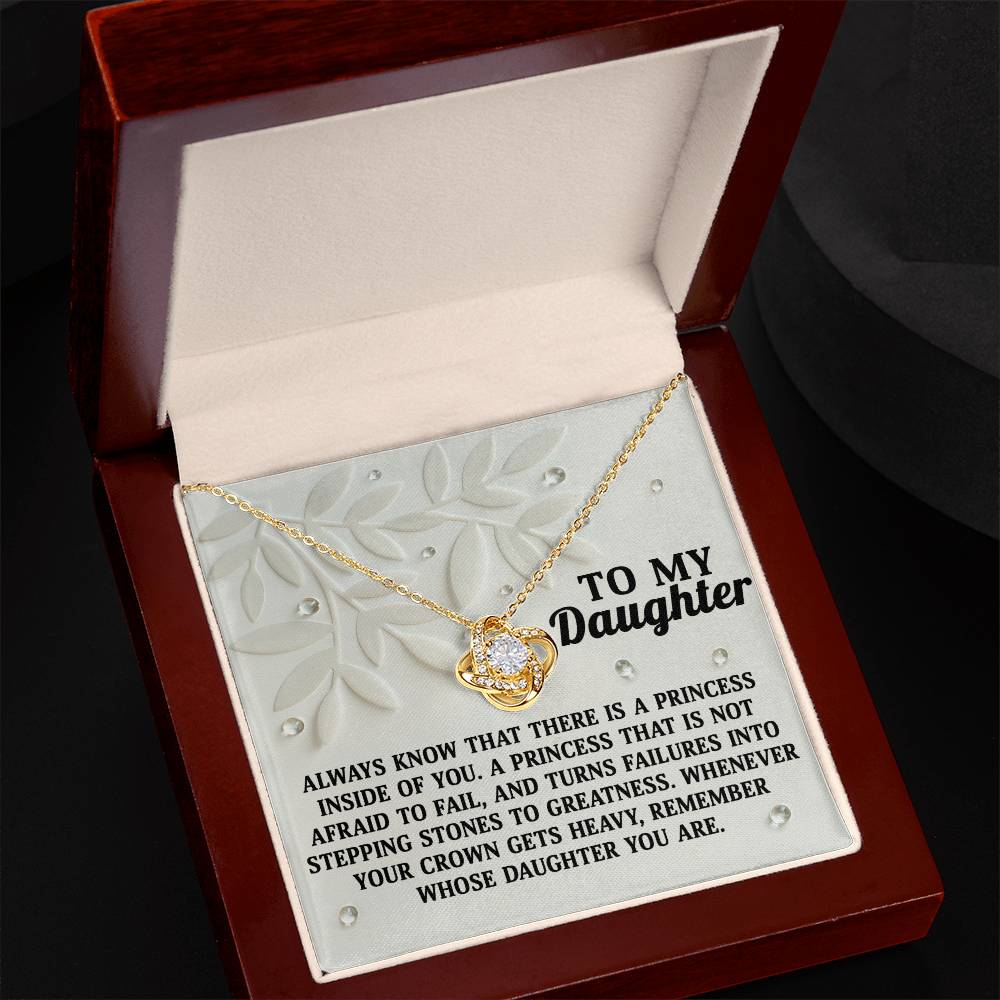 Daughter - Inside Of You - Love Knot Necklace