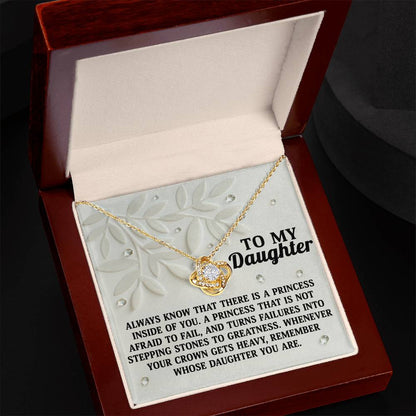 Daughter - Inside Of You - Love Knot Necklace