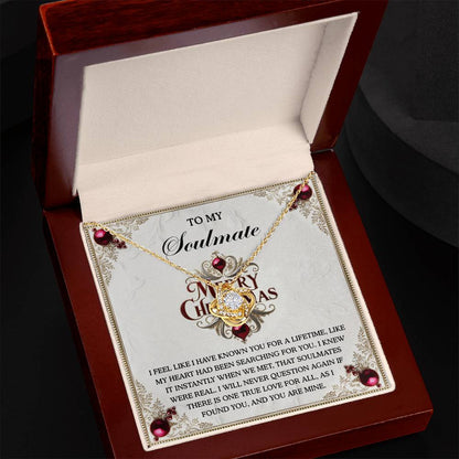 Soulmate - I Found You - Love Knot Necklace