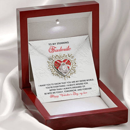 Soulmate - Be With Me - Love Knot Necklace
