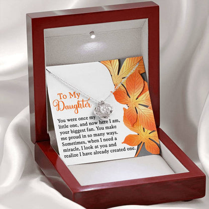 Daughter - Here I Am - Love Knot Necklace