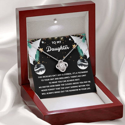 Daughter - The Rainbow - Love Knot Necklace