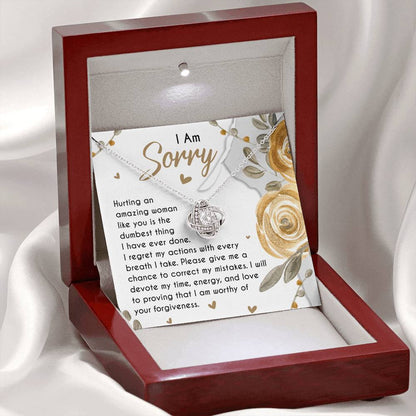 Sorry - Amazing Woman - Love Knot Necklace