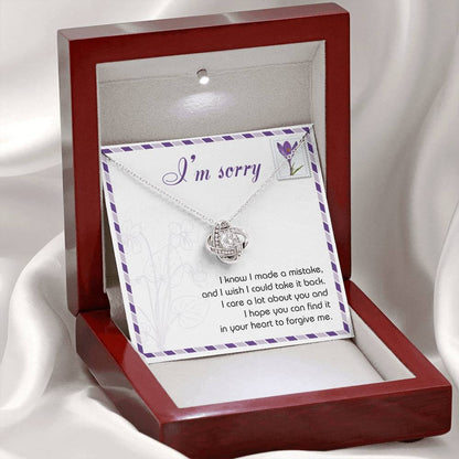 Sorry - Take It Back - Love Knot Necklace