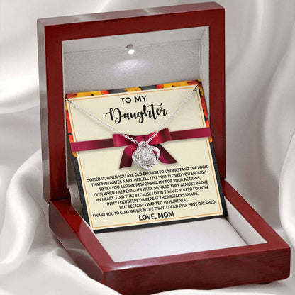 Daughter - Further In Life - Love Knot Necklace