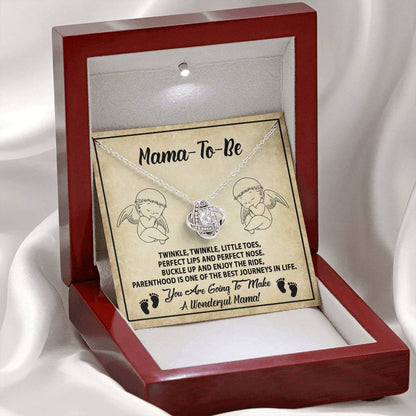 Mama To Be - Enjoy The Ride - Love Knot Necklace