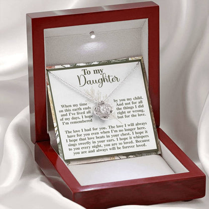 Daughter - In Your Ears - Love Knot Necklace