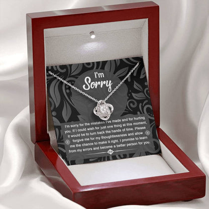 Sorry - Just One Thing - Love Knot Necklace