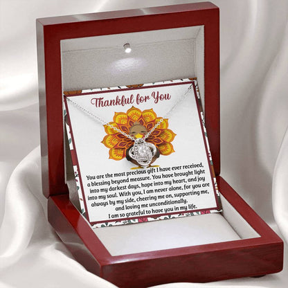 Thanksgiving - Into My Heart - Love Knot Necklace