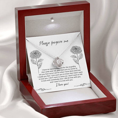 Sorry - Real Explanation - Love Knot Necklace