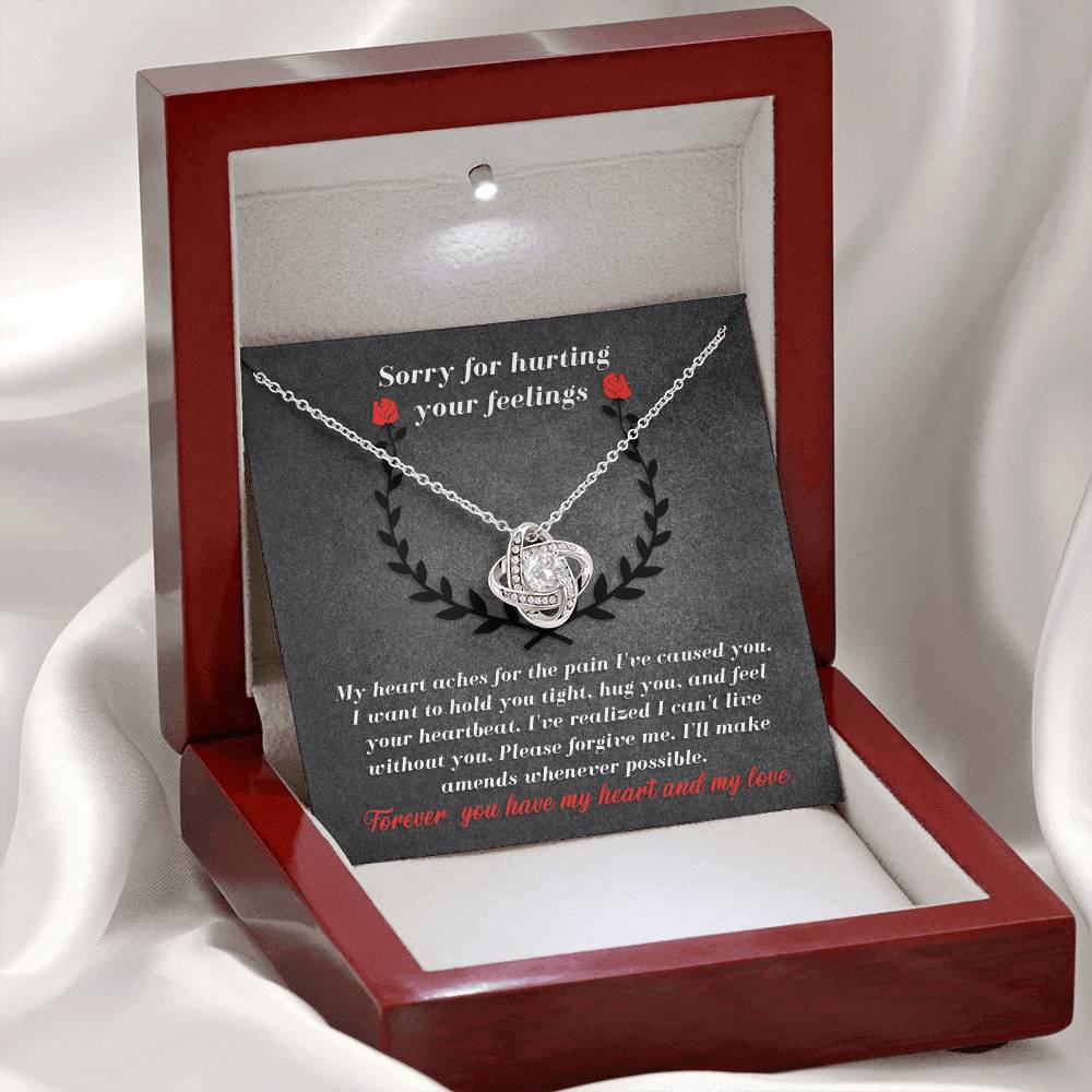 Sorry - Make Amends - Love Knot Necklace