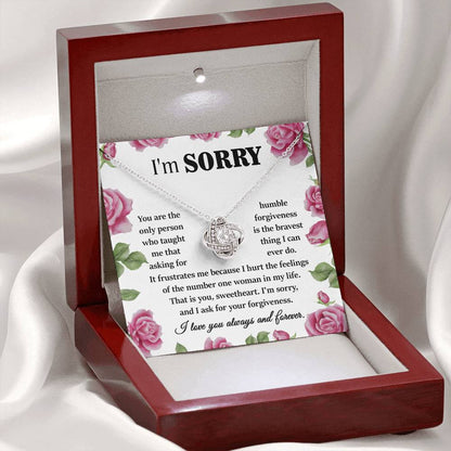 Sorry - Your Forgiveness - Love Knot Necklace