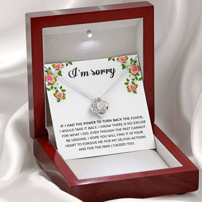 Sorry - Make It Right - Love Knot Necklace