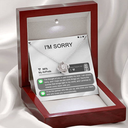 Sorry - Breaks My Soul - Love Knot Necklace