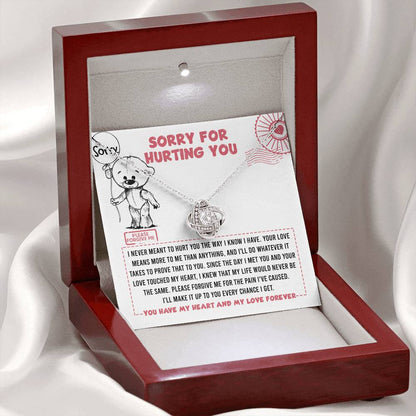 Sorry - Every Chance - Love Knot Necklace