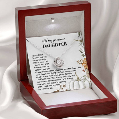 Daughter - Did From Love - Love Knot Necklace