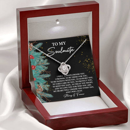 Soulmate - Treat You Right - Love Knot Necklace
